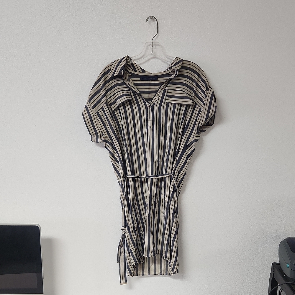Striped Black and White Dress